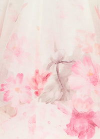 Fleur Ruffled Mini Dress - Bouquet Print 