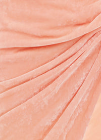 Georgia Velvet Slip Mini Dress - Blush