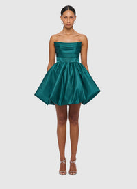 Katy Bustier Mini Dress - Teal