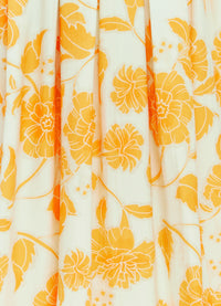 Marguerite Maxi Dress-Anemone Print in Ginger