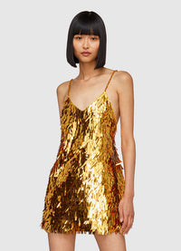 Robyn Sequin Slip Mini Dress - Confetti