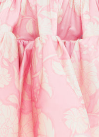 Skye Bustier Mini Dress-Anemone Print in Violet