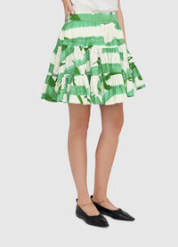 Rose Blanche Ruffled Mini Skirt